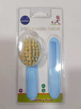 SET DE CEPILLO Y PEINE BEBE MAMI COCOTON